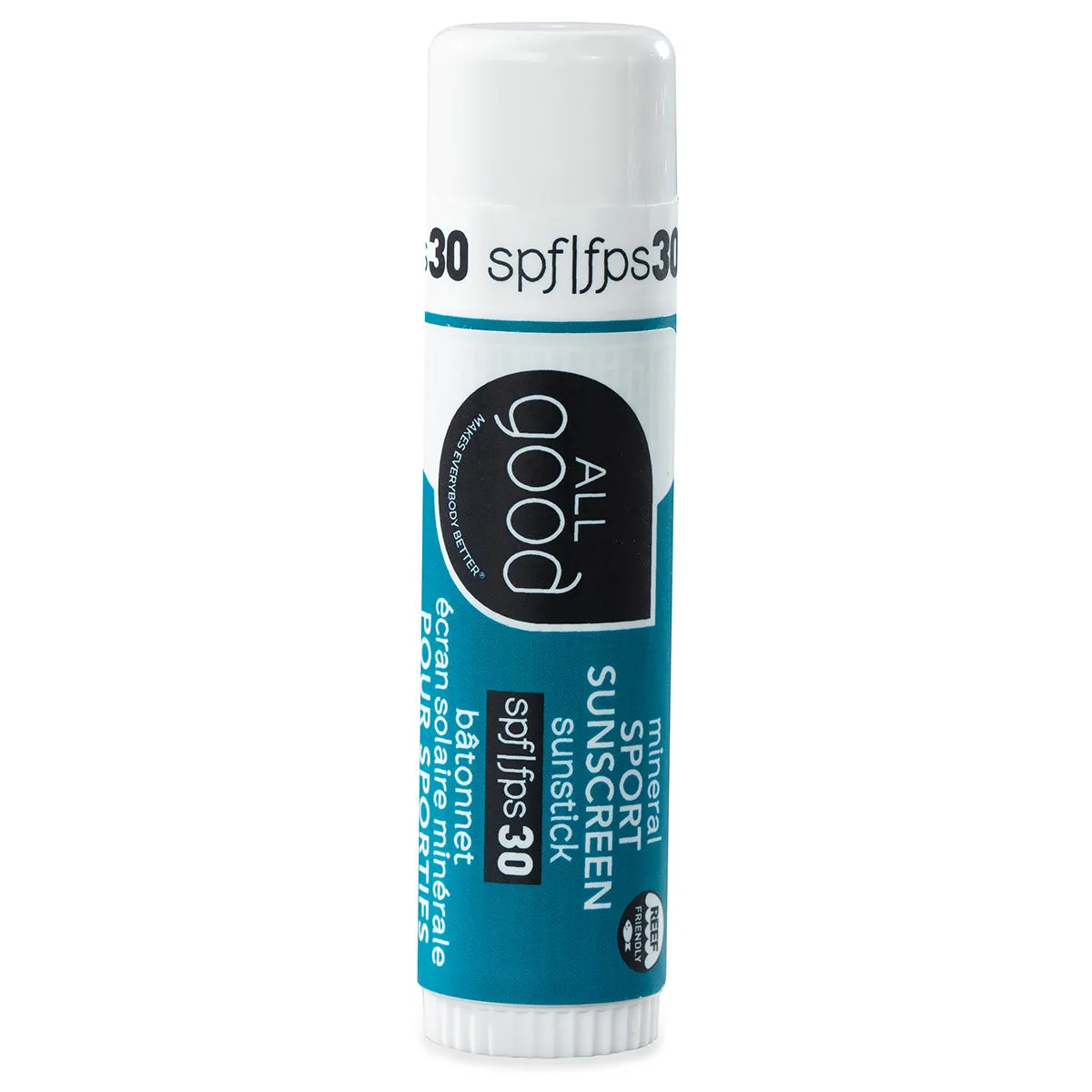 ALL Good - Unscented Mineral Sport Sun Stick - SPF 30  (0.6oz)