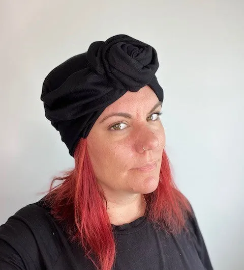 Black Wired Turban