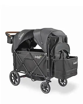 Larktale Caravan V3 Extra Capacity Stroller Wagon - Byron Black
