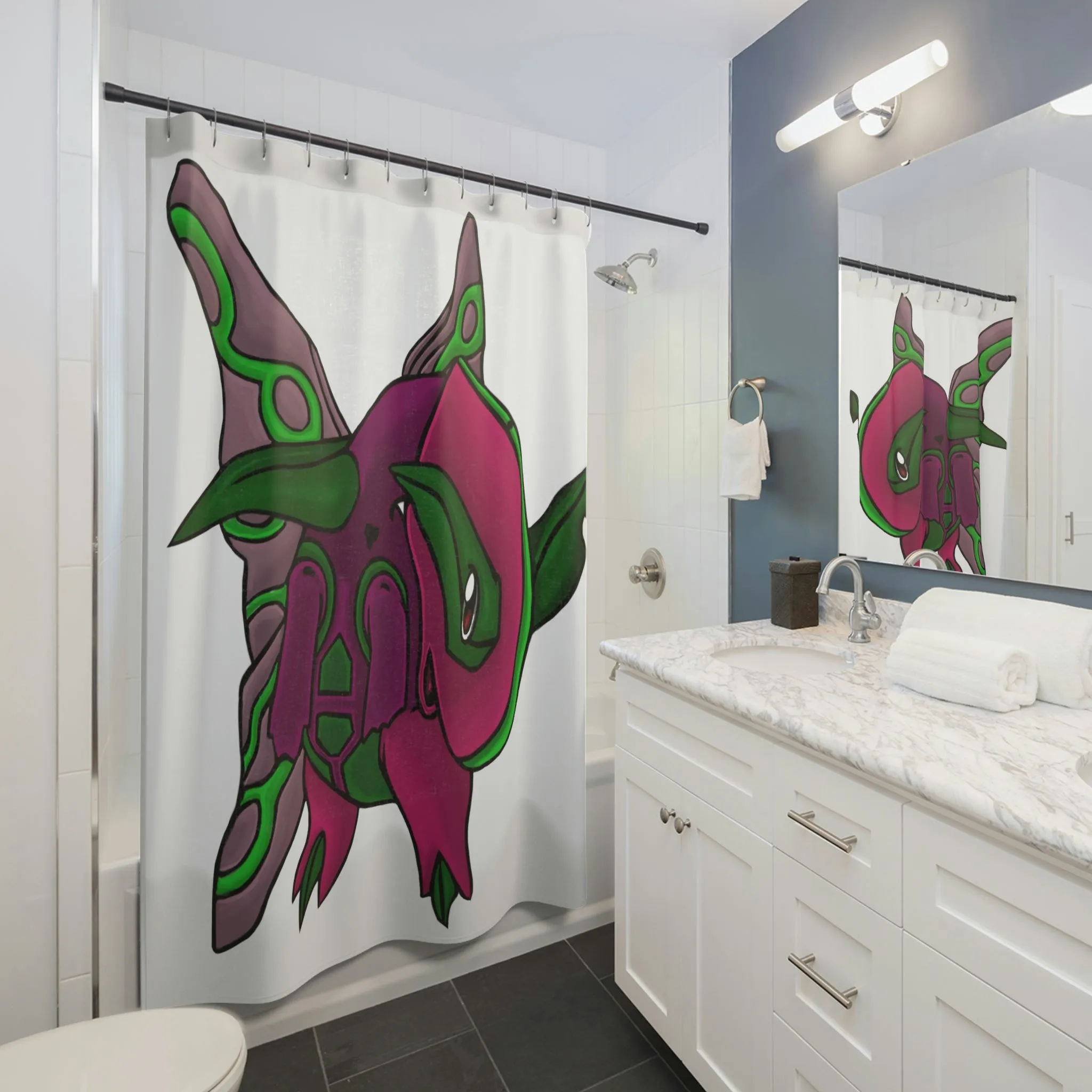 Maigetsu Shower Curtains