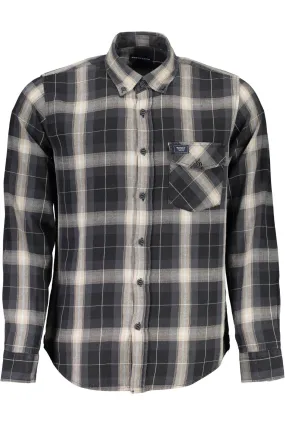 North Sails Black Cotton Men Shirt