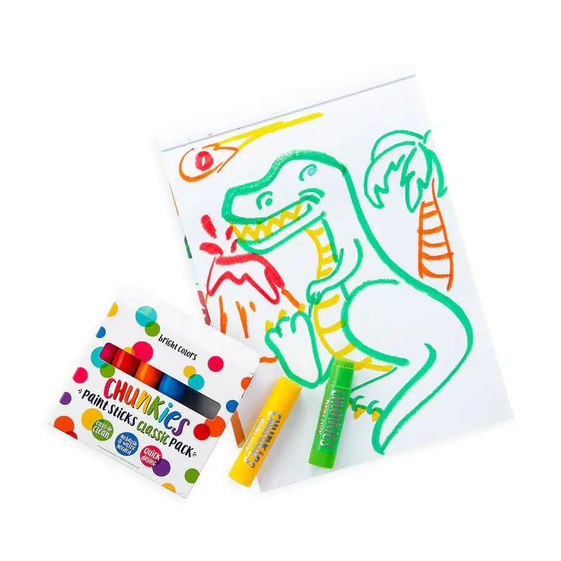 Ooly Chunkies Paint Sticks Classic Pack 6pk