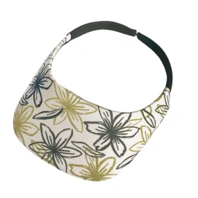 Square Brim - Flax w/ Navy & Gold Floral