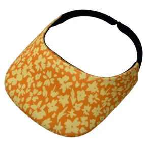 Square Brim - Sketched Floral Tangerine