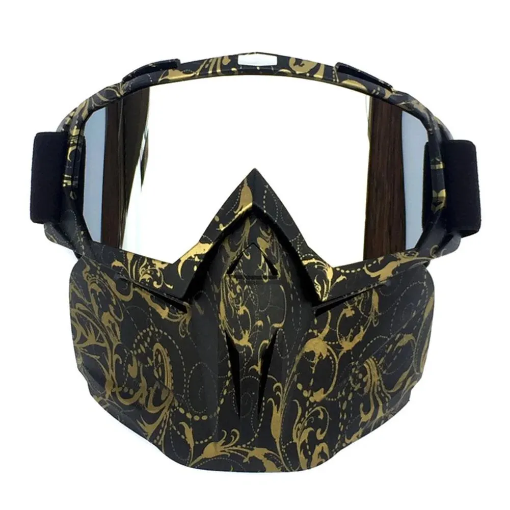 Subzero Retro Motocross Enduro MTB Ski Goggles Face Mask