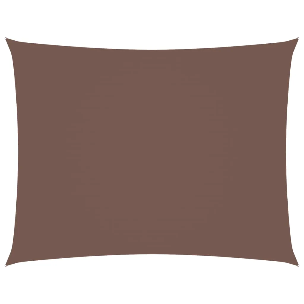 Sunshade Sail Oxford Fabric Rectangular 3x4.5 m Brown