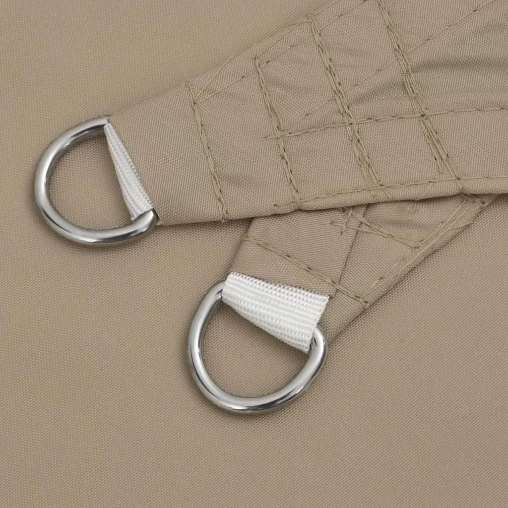 Sunshade Sail Oxford Fabric Rectangular 6x8 m Taupe