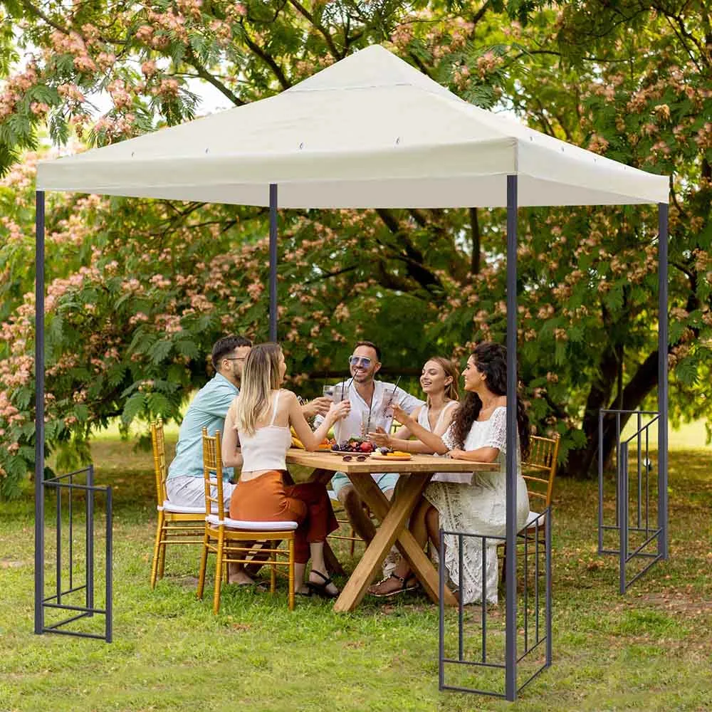 TheLAShop 10x10 ft Garden Canopy Gazebo Top Replacement